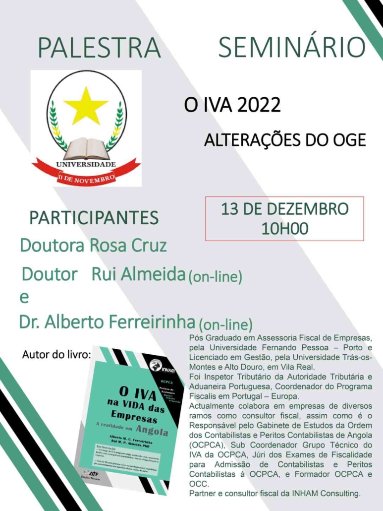 PALESTRA SEMINÁRIO - UON 11 de Novembro